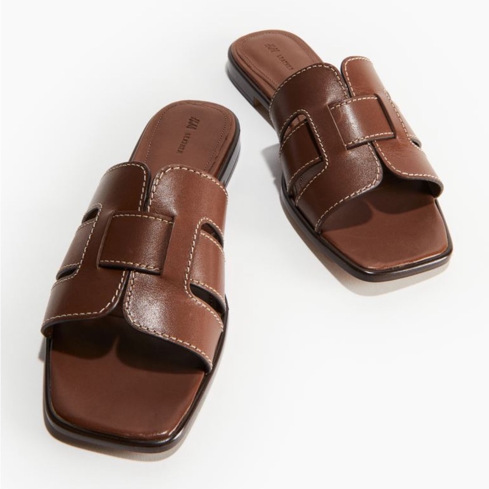 H&M LEATHER SANDALS